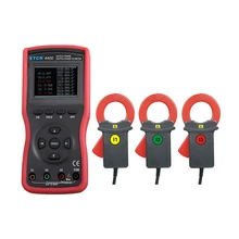 ETCR4400-трехфазный цифровой фазный напряжение/Ампер измерительный прибор Токоизмерительные клещи ETCR-4400