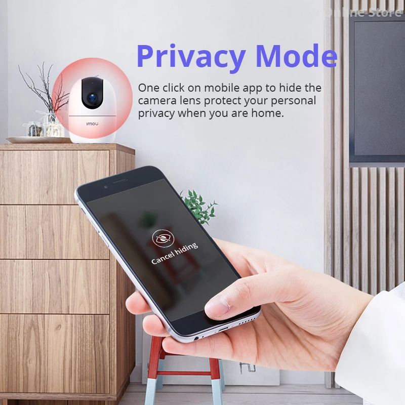 Dahua Imou Baby Monitor Camera отправляет мгновенные оповещения всякий раз когда ребенок