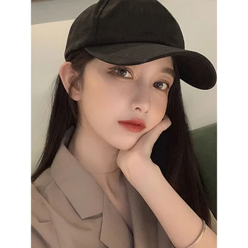 

XIYUE High Temperature Resistant Fiber Synthetic Baseball Cap Long Straight Wig Multicolor Optional Seamless Connection Girl