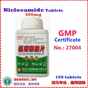

Niclosamide Tablets 500mg Deworm 100 Tablets
