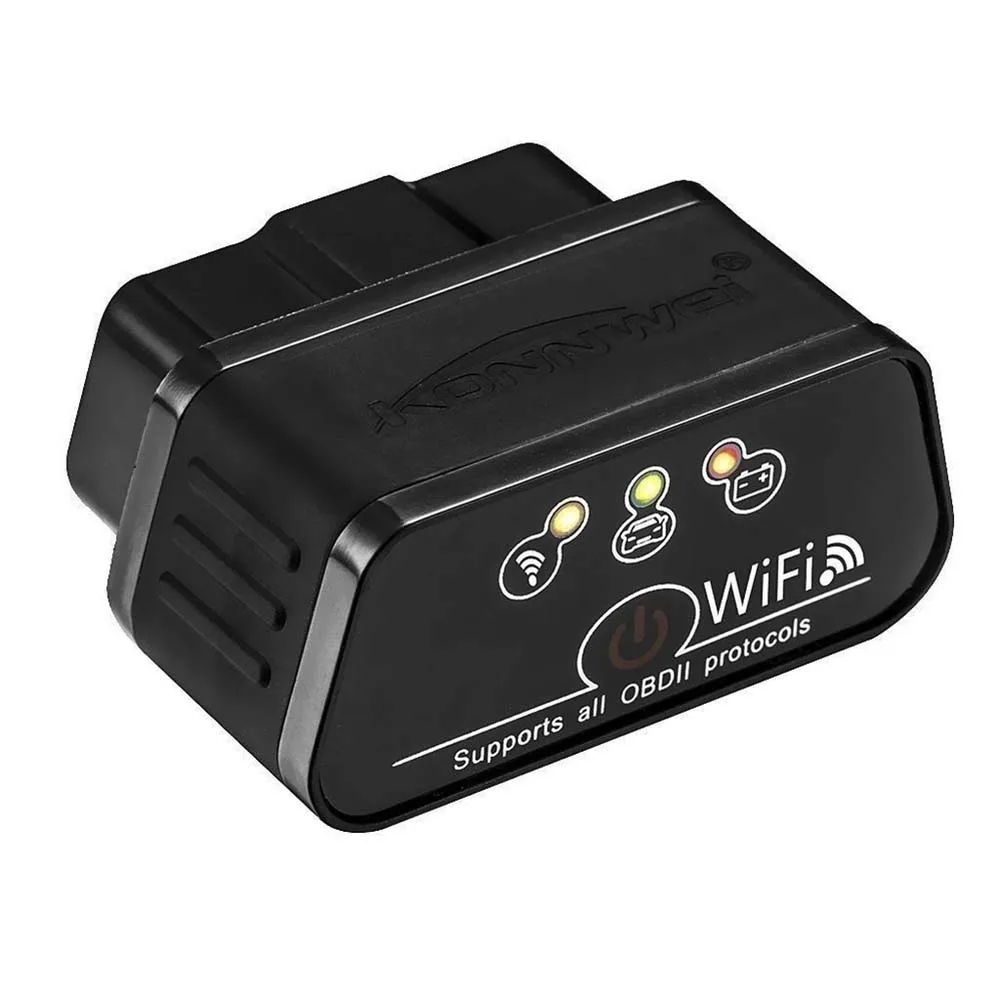 KW901 WiFi OBDII автомобильный Автомобильный диагностический сканер неисправностей для Android iOS