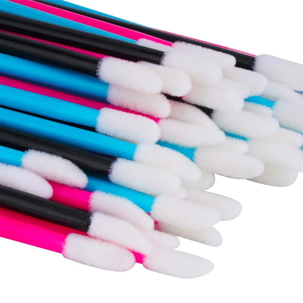 300Pcs Lip Brushes Professional Make Up Brushes Tools Disposable Lip Gloss Applicator Eye Shadow Cosmetic Brushes 3