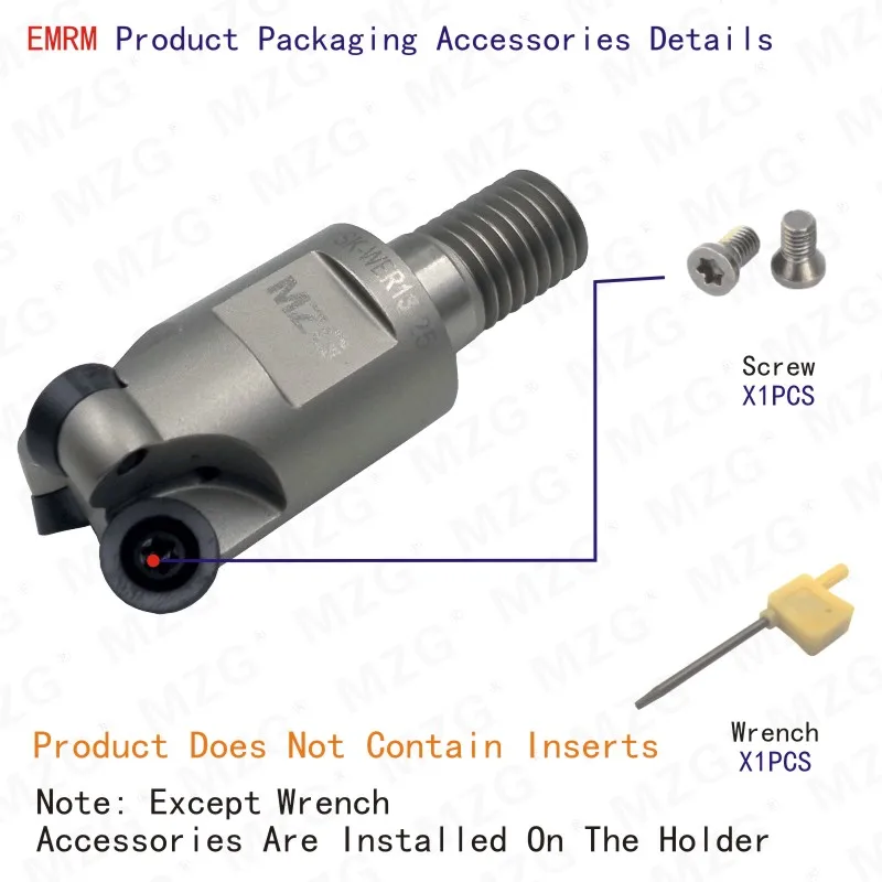 Mosask Adaptateur Emrm Lame En Carbure Cmente Tete De Coupe De Verrouillage Rp Nez Rond Visage De Fraise Aliexpress