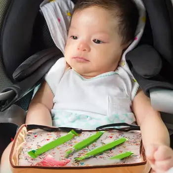 

Car Baby Seat Table Portable Chair Tray Toys Food Drink Waterproof Holder Water Repellent Surface Treatment Practical