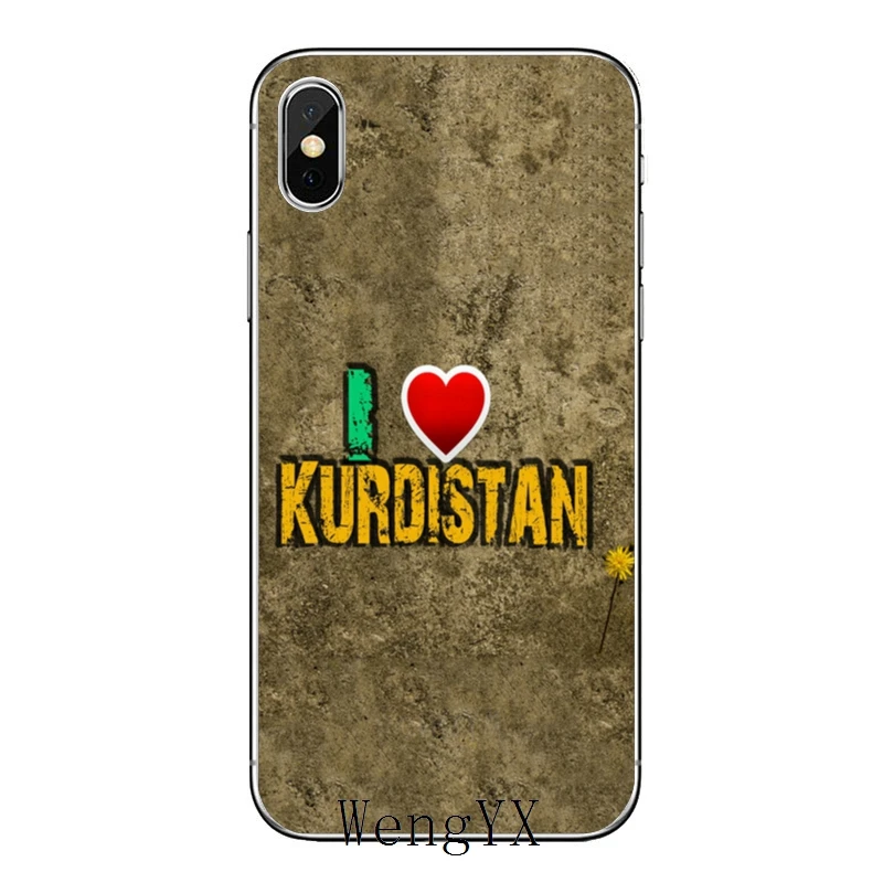 Love Kurdistan флаг для iPhone XR X XS Max 8 7 6s 6 plus SE 5s 5c 5 iPod Touch аксессуары чехол для телефона - Цвет: Love-Kurdistan-A-04