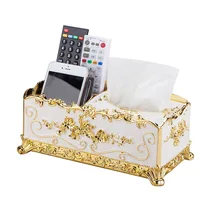 Multifunctional kitchen storage tissue box European creative living room drawer box desktop remote control napkin storage box 1