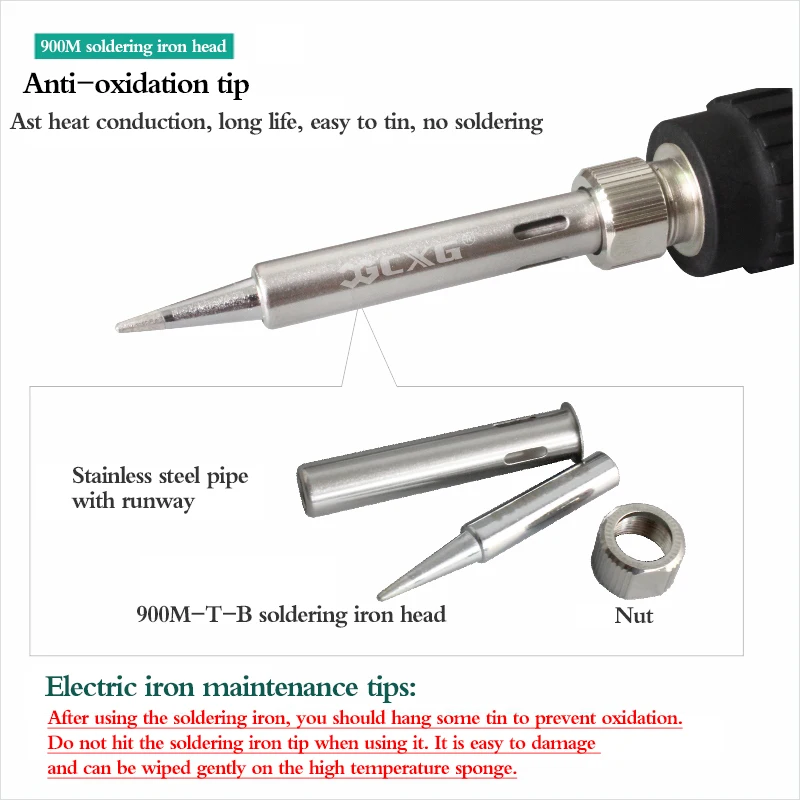 Профессиональный паяльник светодиодный цифровой Регулируемый Электрический паяльник 60 Вт с постоянной температурой CXG E90W E110W E60WT Toolkit