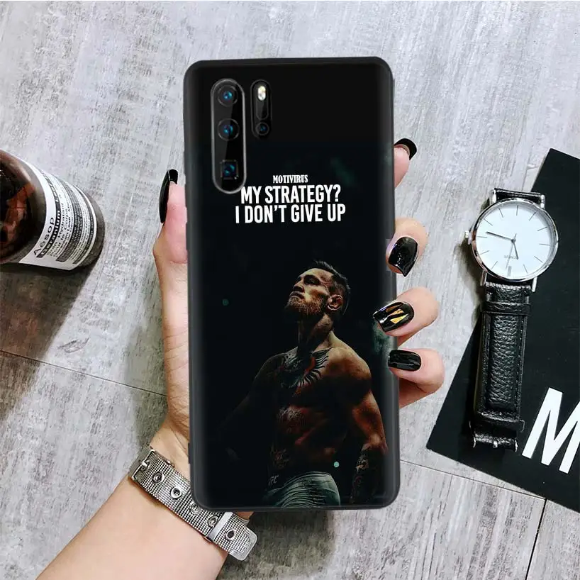 Бодибилдинг Тренажерный зал Фитнес черный чехол для телефона huawei mate 30 20 10 P30 P20 P10 Pro Lite P Smart Z Роскошный чехол - Цвет: BA327-4