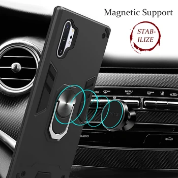 

100pcs/lot Hybrid Armor 2 in 1 TPU+PC Back Phone Case For Samsung Galaxy A50 A50S A30S A60 M40 A70 A70S M30S Car Ring Bracket