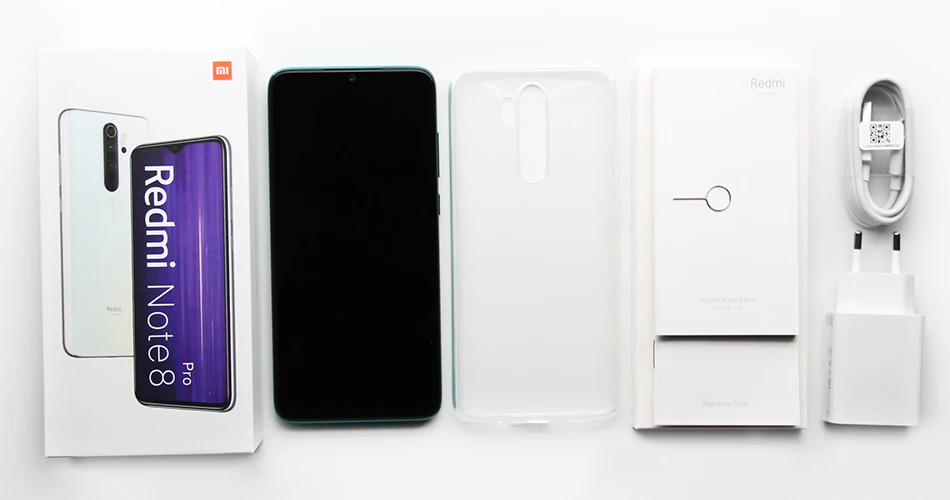 Глобальный Встроенная память Xiaomi Redmi Note 8 Pro 6 ГБ 128 Гб Смартфон 64MP Quad Камера 6,5" Helio G90T Octa Core 4500 мА/ч, Батарея NFC