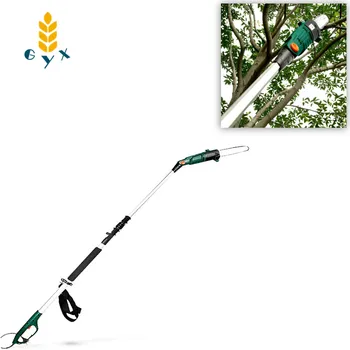Online High Qualit Electric High-altitude Chain Saw Telescopic Pruning Shears Fruit Tree Scissors Chainsaw 600W 220v/50HZ 10m/s