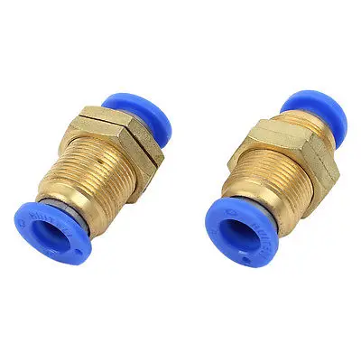 

16mm 3/8PT Male Thread to 8mm Tube Push in Connect Straight Quick Fittings