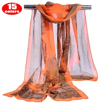 

2019 New Sunscreen Long Chiffon Scarf Ladies hijab wrap printe solid color shawls headband Hijabs Scarves160*50cm