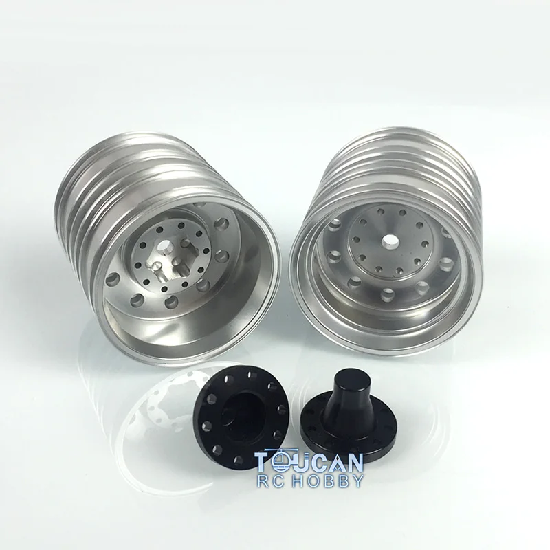 

Lesu Rear Wheels Metal Hub For Model 1/14 RC Trailer Tractor Truck Tamiyaya DIY TH02497