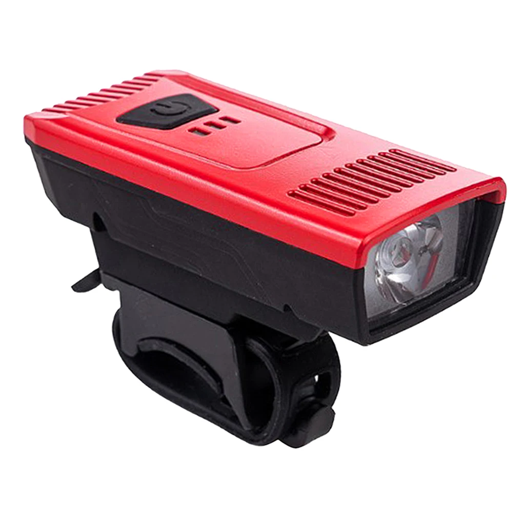 USB Rechargeable Bike Light Waterproof 4-Model Bicycle Front Headlight Easy to Install for Road Mountain Cycling Scooter