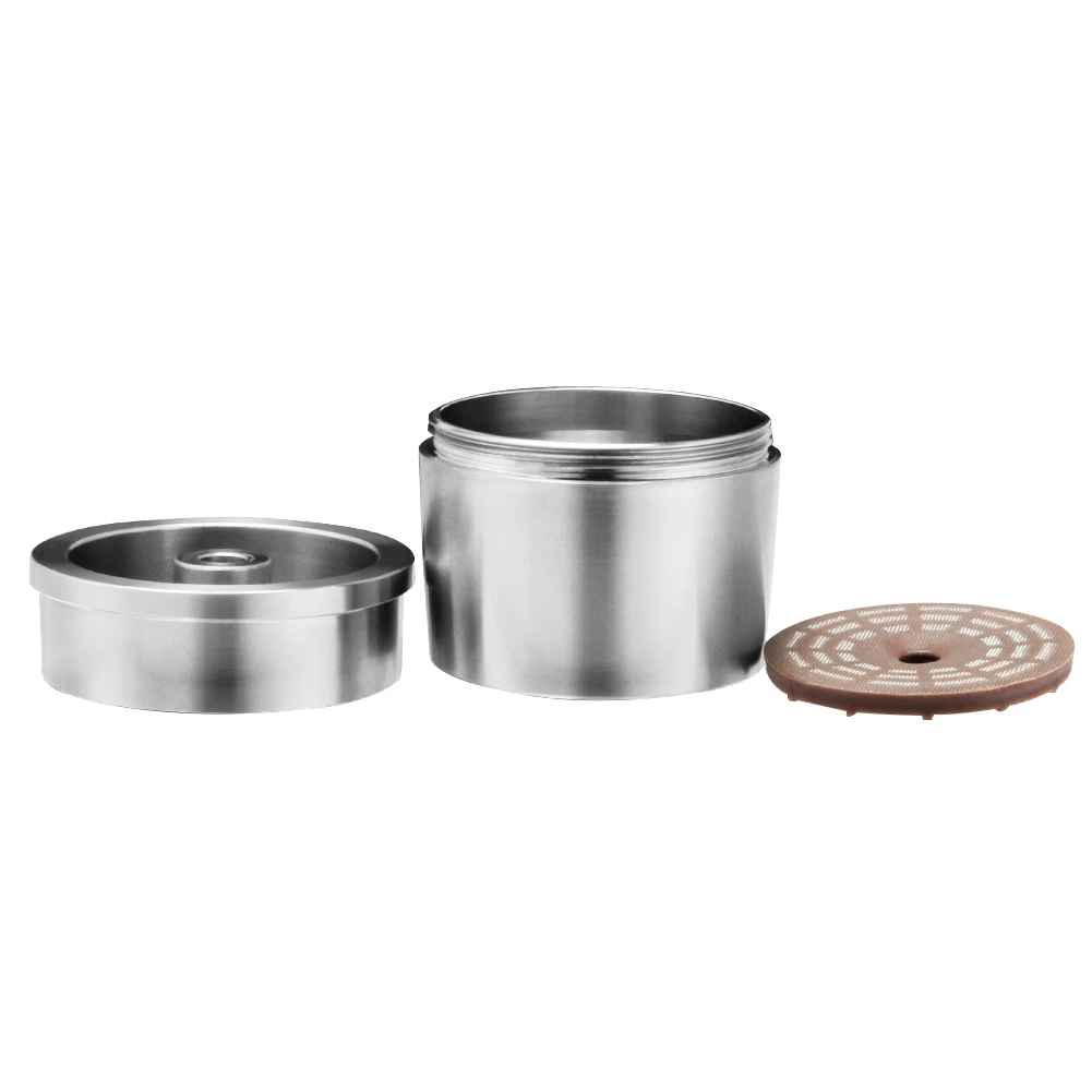 Refillable Anti Rust Home Reusable Durable Stainless Steel Filter Replacement Silver Practical For Illy Coffee Caspule Machine