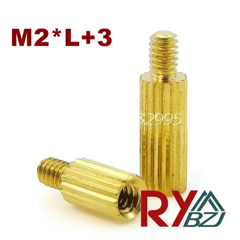 100 шт./лот M2 * L + 3 латунь противостояние Spacer Женский Мужской латунь каскадный Spacer Круглый spacer/bssfmnnp M2R