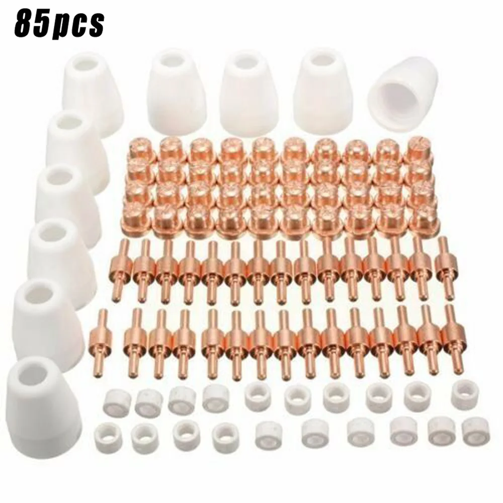 85Pcs Air Plasma Cutting Tips LG-40 PT-31 CUT-40 CUT-50D CT-312 Cutting Machine Consumables plasma cutting machine plasma cutter consumables kit