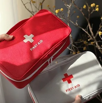 

Korean Fashion Travel portable portable medical bag first aid kit medicine sorting sundries storage bag large