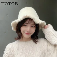 Женская шапка ins, мягкая, милая, модная, Рыбацкая шапка, осень и зима, новая, дикая, одноцветная, теплая, плюшевая, для улицы, шапка для бассейна