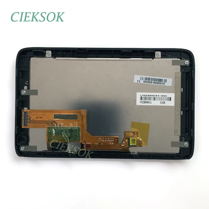5 дюймов LMS500HF04 LMS500HF04-002 ЖК-экран с сенсорной панелью и рамкой для TOMTOM LIVE 1005 gps навигатор замена экрана