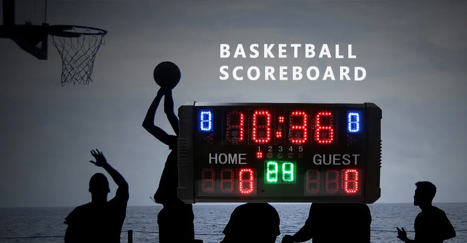 Высокая яркость GANXIN баскетбольное соревнование табло цифровое светодиодное электронное табло для спортивного продвижения