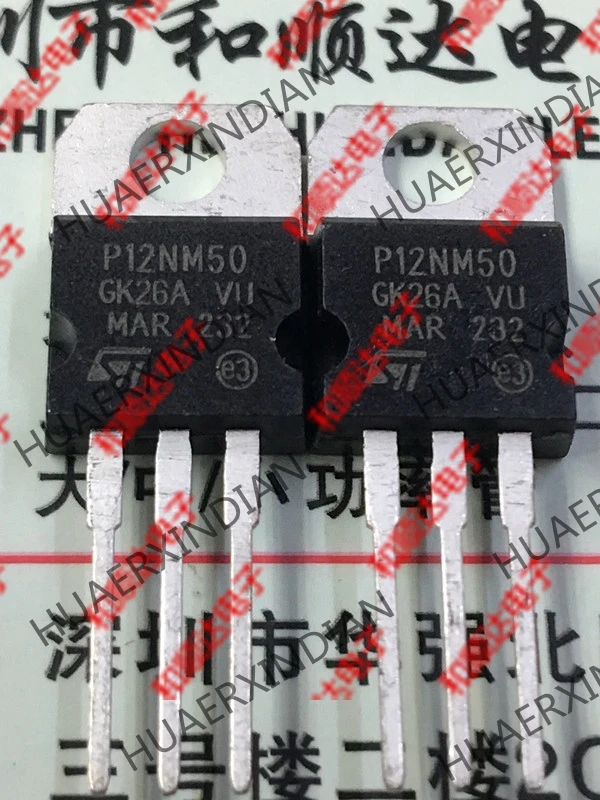 5 шт., новые оригинальные кнопки STP12NM50-220 500V 12A