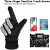 Winter Gloves -10℃ 3M Thinsulate Thermal Gloves Coldproof Warm Running Gloves Touchscreen Road Bike Cycling Gloves for Men Women 2