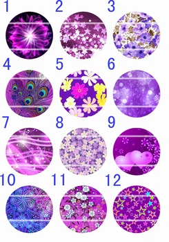 

Handmade Colorful picture Round Glass Cabochons Refrigerator magnet for Necklace Decoration and Phone Chain Accessaries322