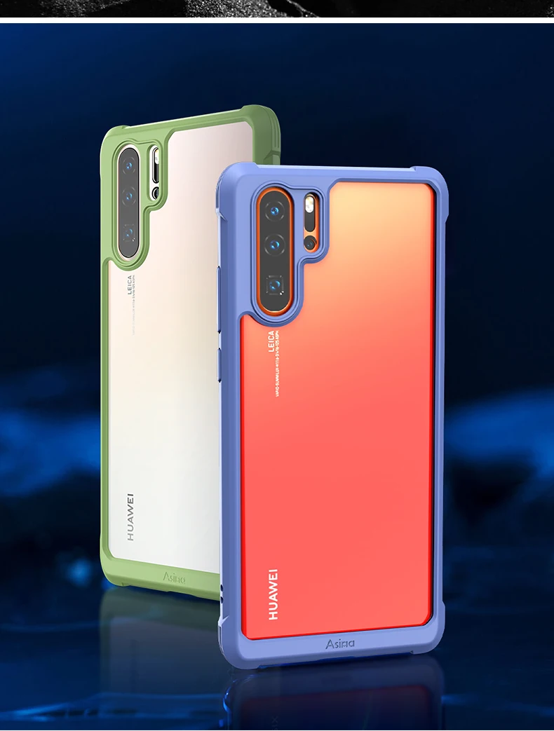 ASINA бампер чехол для huawei P30 Pro P20 силиконовый роскошный противоударный Прозрачный чехол для телефона для huawei mate 20 Pro P30 P20 чехол