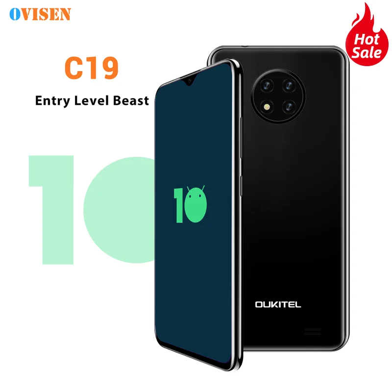 Смартфон OUKITEL C19 на Android 10 0 четыре ядра экран 6 49 дюйма 2 ГБ + 16 Гб|Смартфоны| |