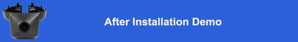 After Installation Demo 标题