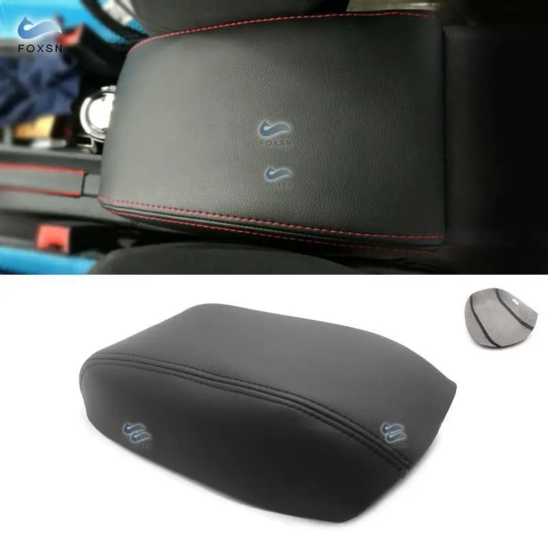 

For VW Golf 6 MK6 2010 2011 2012 2013 Microfiber Leather Car Styling Center Armrest Console Lid Box Replacement Cover Trim