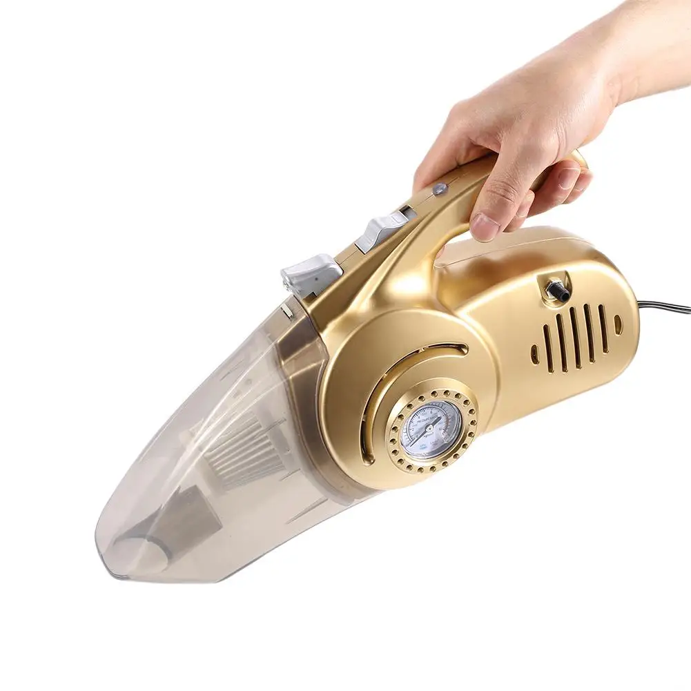 

Vehicle Vacuums Handheld Vacuum Cleaner Car Vacuums 4 in 1 Wet & Dry Gold Lightweight Portable Multifunctional Home Auto