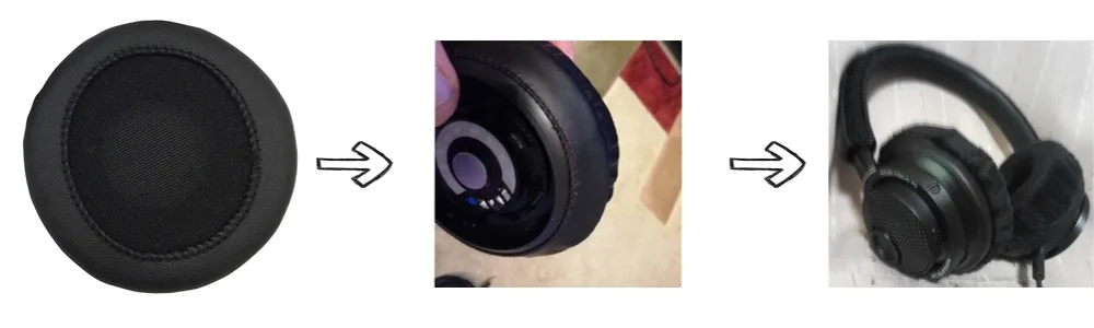 IMTTSTR 1 пара бархатных кожаных амбушюр для Philips Fidelio M2BT M2L M2 M2BT/00 M1 накладки для наушников Сменные наушники