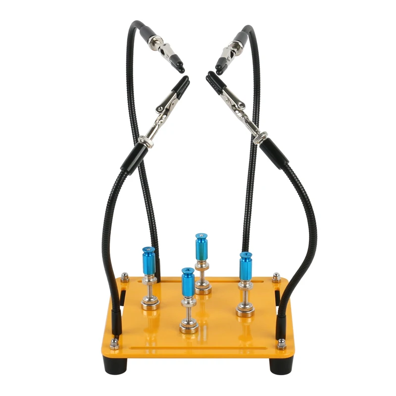 Adjustable Arm Alligator Clip Pcb Holder Fixture Clamp Plate Jig For Phone Pcb