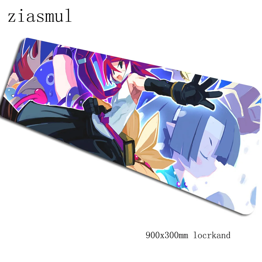 Disgaea коврик для мыши профессиональный 90x30 см компьютерный геймер Коврик для мыши домашний padmouse Инди поп коврик для мыши гаджет офисный стол коврики - Цвет: Size 900x300x2mm