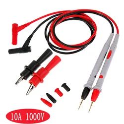 Universal Digital Multimeter Probe Test Leads - 1000V, 20A/10A Capacity (10A With clip)