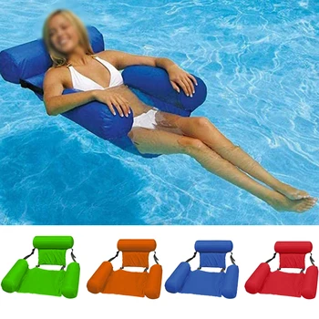 

PVC Summer Inflatable Foldable Row Swimming Pool Water Hammock Air Mattresses Bed Beach Water Sports Lounger Chair