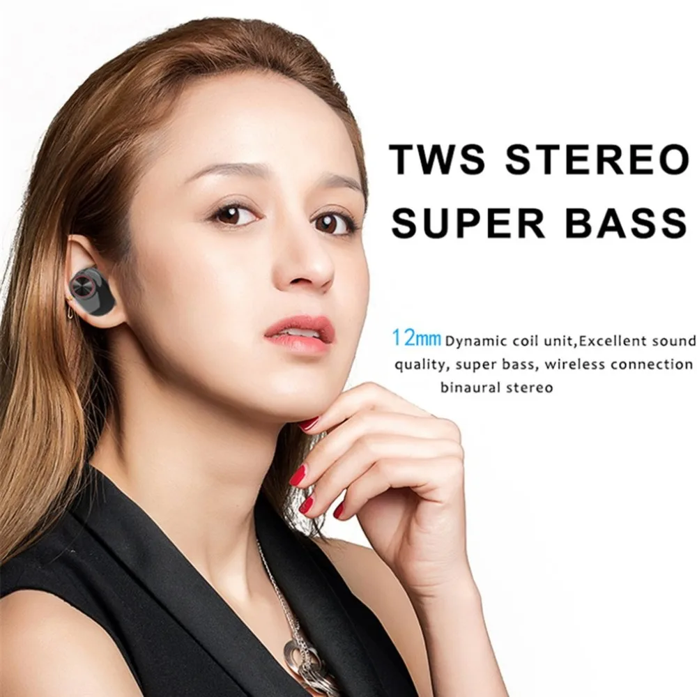 Беспроводные Bluetooth наушники спортивные бег драйвер стерео Бас HIFI наушники-вкладыши с кожухи головных телефонов для мобильных телефонов