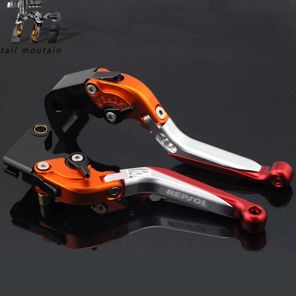 Тормозной рычаг сцепления для HONDA CBR1000RR 2004- CBR600RR 2003- CBR RR аксессуары для мотоциклов складной выдвижной логотип REPSOL