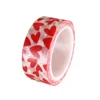 1 Rolls Red Love Pattern Tape DIY Decorative Paper Craft Tape Adhesive Tape for Valentine's Day (Red Love Heart) ► Photo 3/6