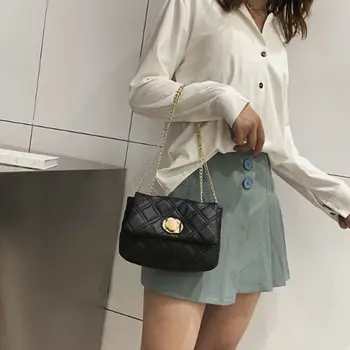 

US Women Shoulder PU Bag Lady Crossbody Casual Evening Plaid Hobo Handbag
