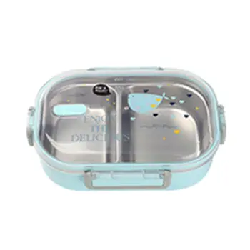 

1/2/3 Layers Stainless Steel Lunch Box Food Picnic Camping Storage Container for Children Kids