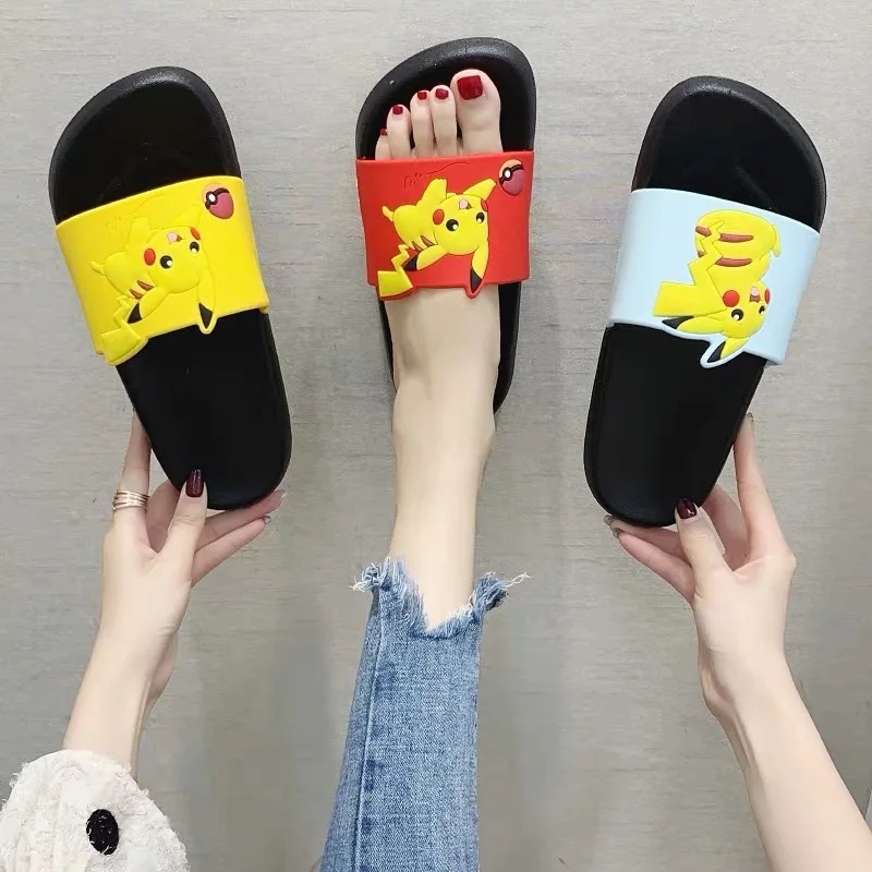 

The new 2020 lovely Pikachu antiskid indoor and outdoor men and women lovers cool slippers trend in spring and summer