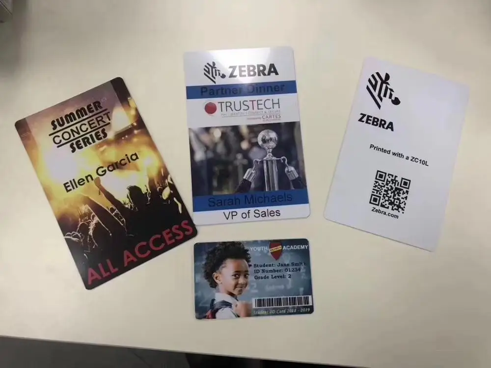 Зебра ZC100 Односторонний ID карты usb порт для принтера Применение 800300 252cn Красящая