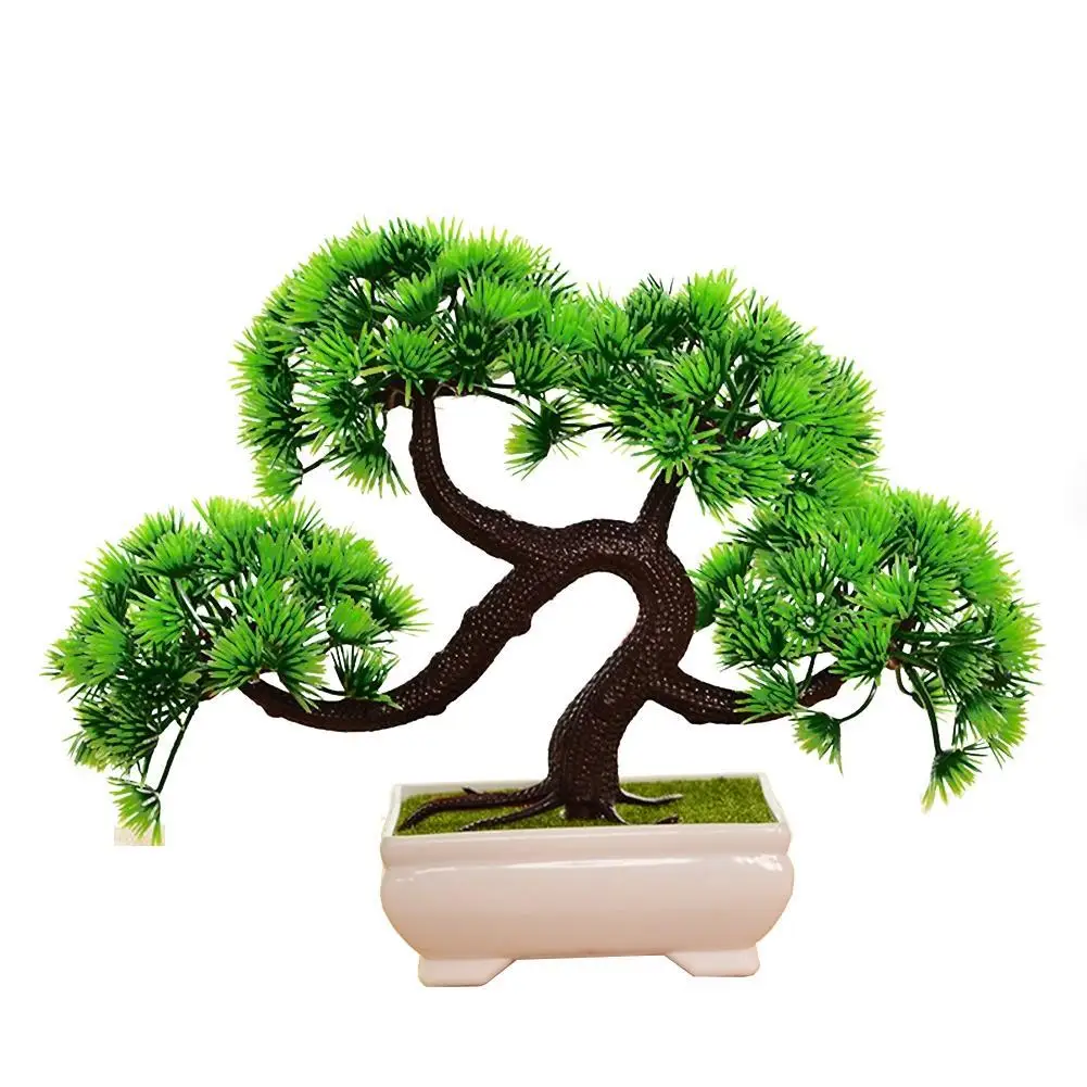 

Artificial Pine Bonsai Creative Simulation Tree Plant Home Desktop Decoration