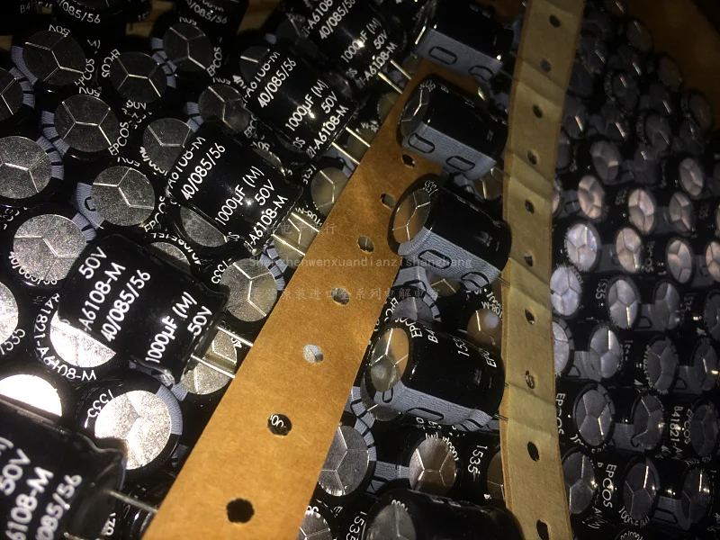 5 шт. 1000 мкФ с алюминиевой крышкой, 50В EPCOS B41821 серии 16x25mm 50V1000uF Стандартный Алюминий электролитический конденсатор с алюминиевой крышкой