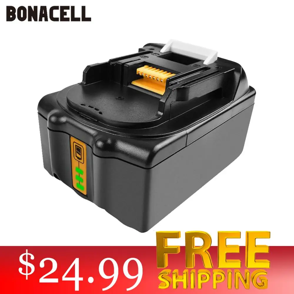 Мощный литий ионный аккумулятор Powtree для Makita 18 в 4000 мач BL1830 сменный LXT400 BL1815 BL1840 BL1850