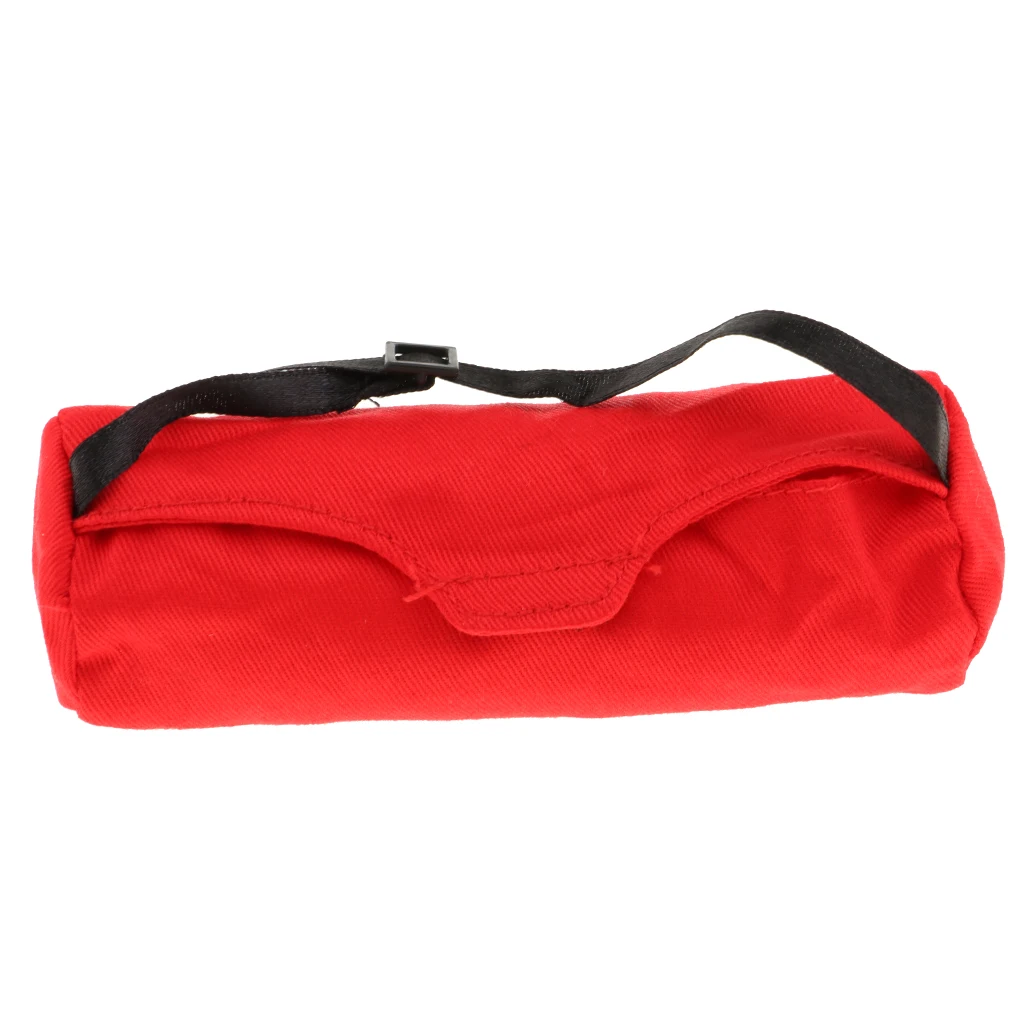 Red Travel Messenger Bag Decoration for 1/6 Soldiers Doll Dress Up Accessory Toy Gift